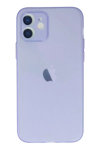 Apple iPhone 12 Kılıf Puma Silikon - Mor