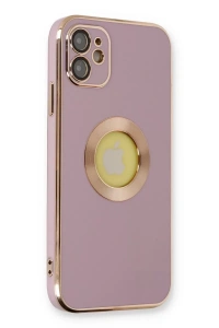 Apple iPhone 12 Kılıf Store Silikon - Mor