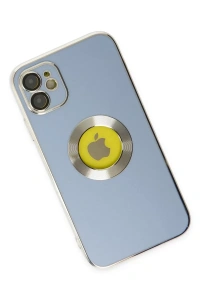 Apple iPhone 12 Kılıf Store Silikon - Sierra Blue