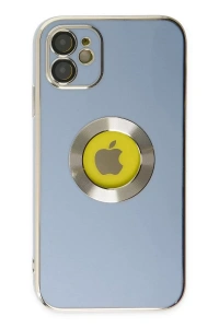 Apple iPhone 12 Kılıf Store Silikon - Sierra Blue