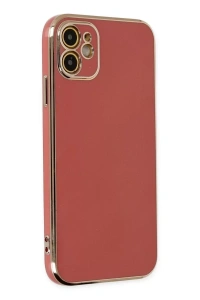 Apple iPhone 12 Kılıf Volet Silikon - Kırmızı
