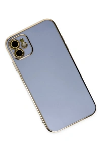Apple iPhone 12 Kılıf Volet Silikon - Mavi