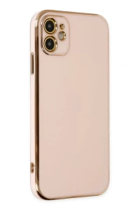 Apple iPhone 12 Kılıf Volet Silikon - Pembe