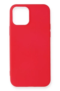 Apple iPhone 12 Mini Kılıf First Silikon - Kırmızı