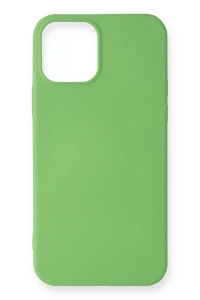 Apple iPhone 12 Mini Kılıf First Silikon - Yeşil