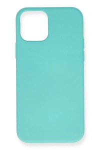 Apple iPhone 12 Mini Kılıf Nano içi Kadife Silikon - Turkuaz
