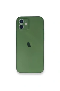 Apple iPhone 12 Mini Kılıf PP Ultra İnce Kapak - Yeşil