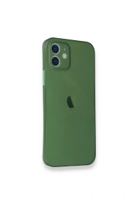 Apple iPhone 12 Mini Kılıf PP Ultra İnce Kapak - Yeşil