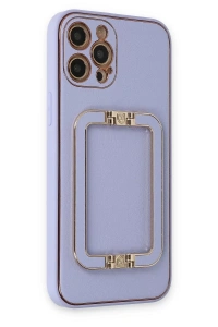 Apple iPhone 12 Pro Kılıf Coco Elit Kapak - Lila