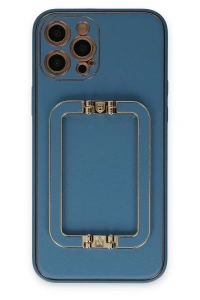 Apple iPhone 12 Pro Kılıf Coco Elit Kapak - Mavi