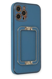 Apple iPhone 12 Pro Kılıf Coco Elit Kapak - Mavi