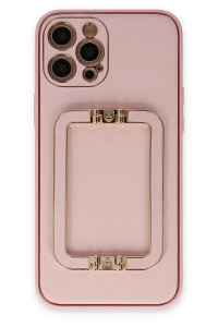 Apple iPhone 12 Pro Kılıf Coco Elit Kapak - Pembe