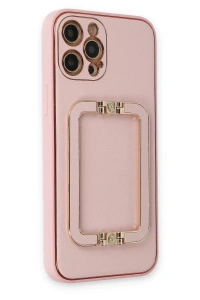 Apple iPhone 12 Pro Kılıf Coco Elit Kapak - Pembe