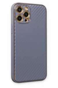Apple iPhone 12 Pro Kılıf Coco Karbon Silikon - Gri