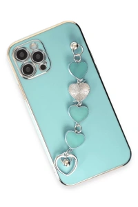 Apple iPhone 12 Pro Kılıf Esila Silikon - Su Yeşili