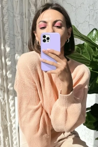 Apple iPhone 12 Pro Kılıf First Silikon - Turuncu