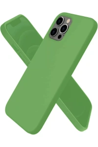 Apple iPhone 12 Pro Kılıf First Silikon - Yeşil