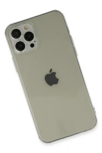Apple iPhone 12 Pro Kılıf Fly Lens Silikon - Şeffaf