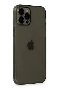 Apple iPhone 12 Pro Kılıf Fly Lens Silikon - Siyah
