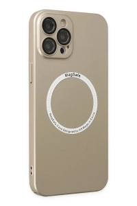 Apple iPhone 12 Pro Kılıf Jack Magneticsafe Lens Silikon - Gold