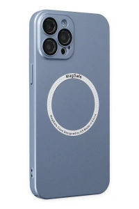 Apple iPhone 12 Pro Kılıf Jack Magneticsafe Lens Silikon - Sierra Blue