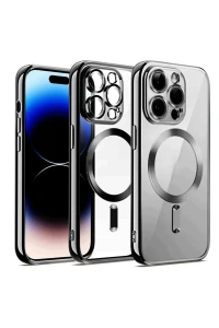 Apple iPhone 12 Pro Kılıf Kross Magneticsafe Kapak - Gümüş