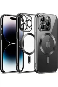 Apple iPhone 12 Pro Kılıf Kross Magneticsafe Kapak - Siyah