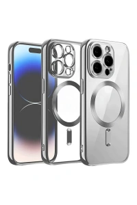 Apple iPhone 12 Pro Kılıf Kross Magneticsafe Kapak - Titan Gri