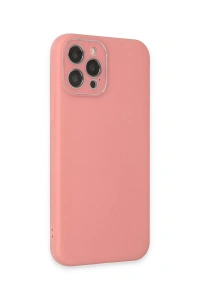 Apple iPhone 12 Pro Kılıf Lansman Glass Kapak - Pembe
