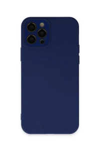 Apple iPhone 12 Pro Kılıf Lansman Glass Kapak - Sky Blue
