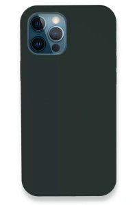 Apple iPhone 12 Pro Kılıf Lansman Legant Silikon - Koyu Yeşil