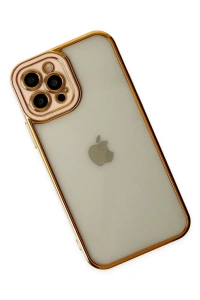 Apple iPhone 12 Pro Kılıf Liva Lens Silikon - Rose