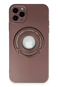 Apple iPhone 12 Pro Kılıf Lukka Magneticsafe Kapak - Kahverengi