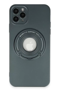 Apple iPhone 12 Pro Kılıf Lukka Magneticsafe Kapak - Koyu Yeşil