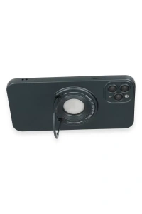 Apple iPhone 12 Pro Kılıf Lukka Magneticsafe Kapak - Koyu Yeşil