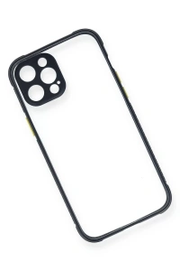 Apple iPhone 12 Pro Kılıf Miami Şeffaf Silikon - Lacivert