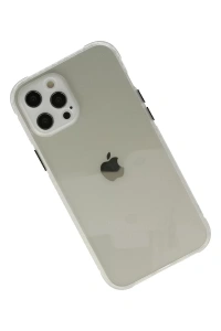 Apple iPhone 12 Pro Kılıf Miami Şeffaf Silikon - Şeffaf