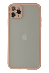 Apple iPhone 12 Pro Kılıf Montreal Silikon Kapak - Pembe