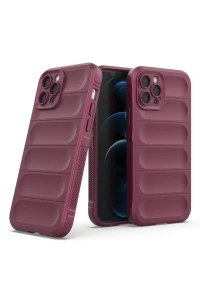 Apple iPhone 12 Pro Kılıf Optimum Silikon - Bordo