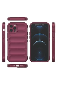 Apple iPhone 12 Pro Kılıf Optimum Silikon - Bordo
