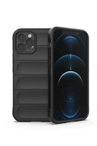 Apple iPhone 12 Pro Kılıf Optimum Silikon - Siyah