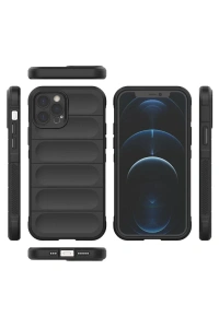Apple iPhone 12 Pro Kılıf Optimum Silikon - Siyah