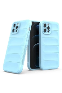 Apple iPhone 12 Pro Kılıf Optimum Silikon - Sky Blue