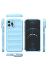 Apple iPhone 12 Pro Kılıf Optimum Silikon - Sky Blue
