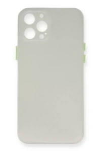 Apple iPhone 12 Pro Kılıf PP Ultra İnce Kapak - Beyaz