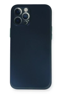 Apple iPhone 12 Pro Kılıf PP Ultra İnce Kapak - Mavi