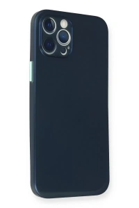 Apple iPhone 12 Pro Kılıf PP Ultra İnce Kapak - Mavi
