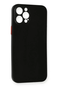 Apple iPhone 12 Pro Kılıf PP Ultra İnce Kapak - Siyah
