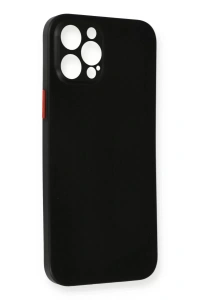 Apple iPhone 12 Pro Kılıf PP Ultra İnce Kapak - Siyah
