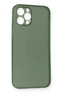 Apple iPhone 12 Pro Kılıf PP Ultra İnce Kapak - Yeşil